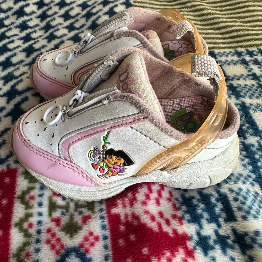Vintage Dora girl shoes
